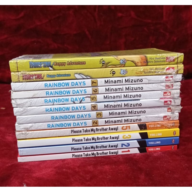 Komik  Manga  Fairytail happy adventure  Please take my brother away  Rainbow days  Set