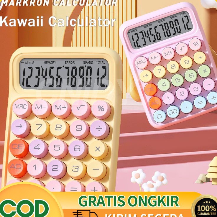 

Ready Bermanfaat Ins Korea Dopamin Kalkulator Warna 12digis Display Besar Keyboard Dot Mekanik Tombol Besar Alat Tulis SekolahKantor