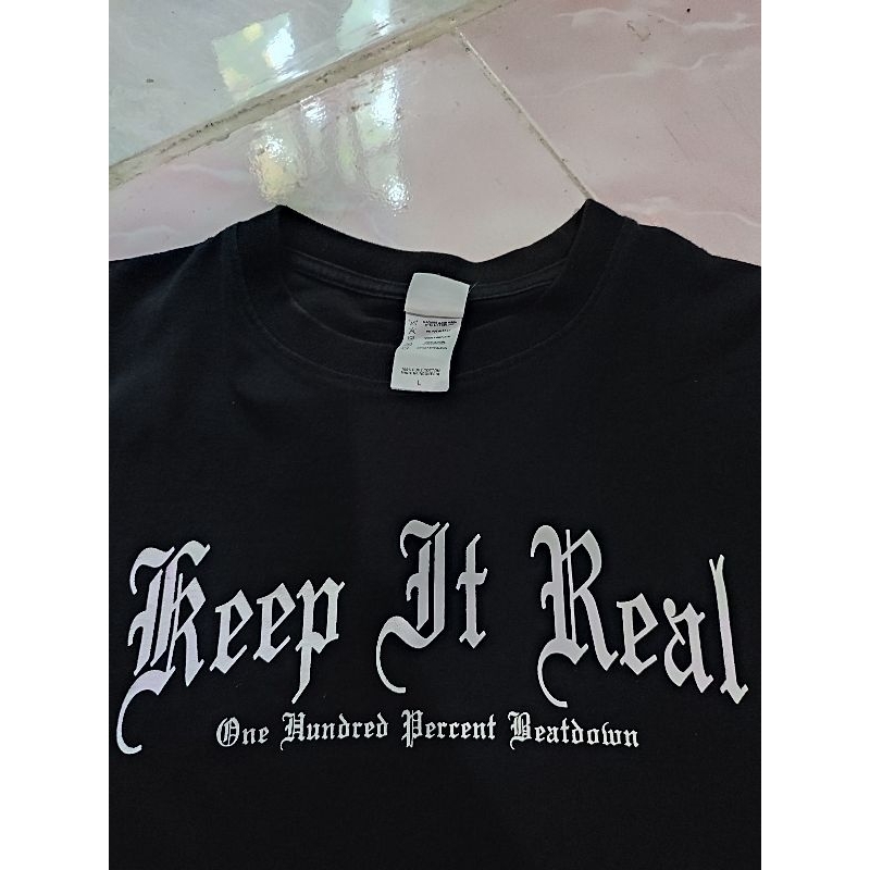 t-shirt keep it real escape second original
