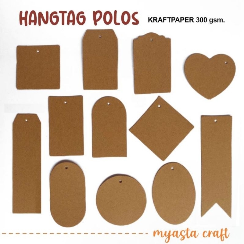 

100 pcs Hangtag Polos