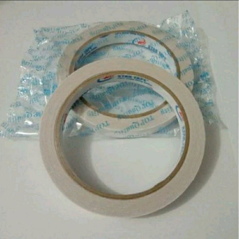 

Isolasi Double Tape STAR TAPE 0.5" (1/2 inch)