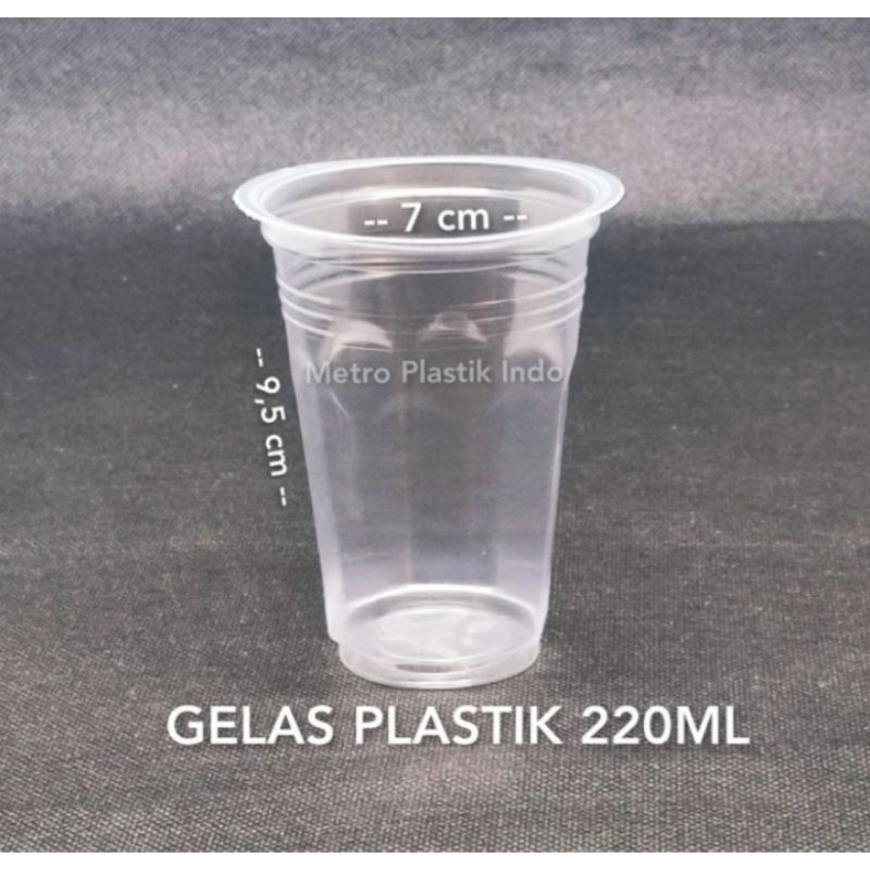 GELAS KOPI 220ml TIP TOP | GELAS PLASTIK KOPI | GELAS KOPI STARLING