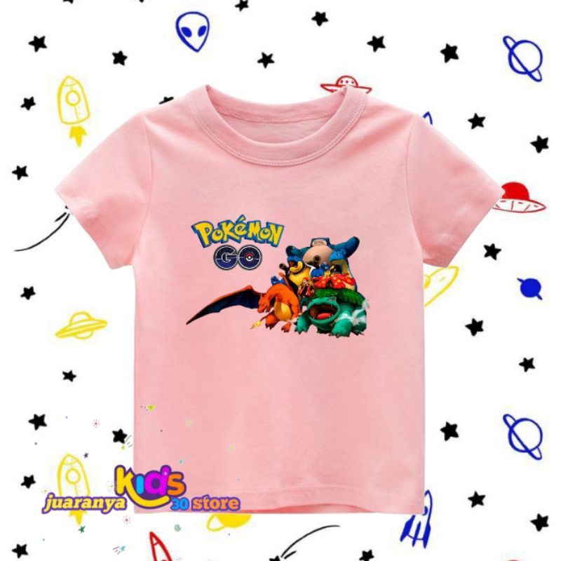baju anak - pokemon go kaos anak pokemon go kids pokemon go