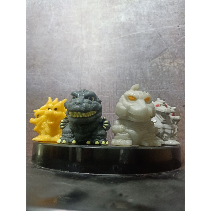 Figure Vinyl Fingerdoll Kaiju Monsters Characters Godzilla Mecha Godzilla King Ghidorah and Mecha  K