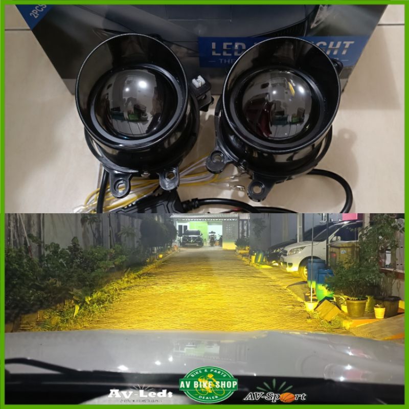 AVS Lampu Fog Lamp Biled Foglamp Projector 3 inch