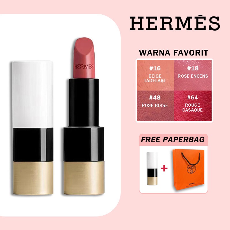 [ Gratis pensil alis ] Hermes Rouge A Levres Satin / Matte Lipstick