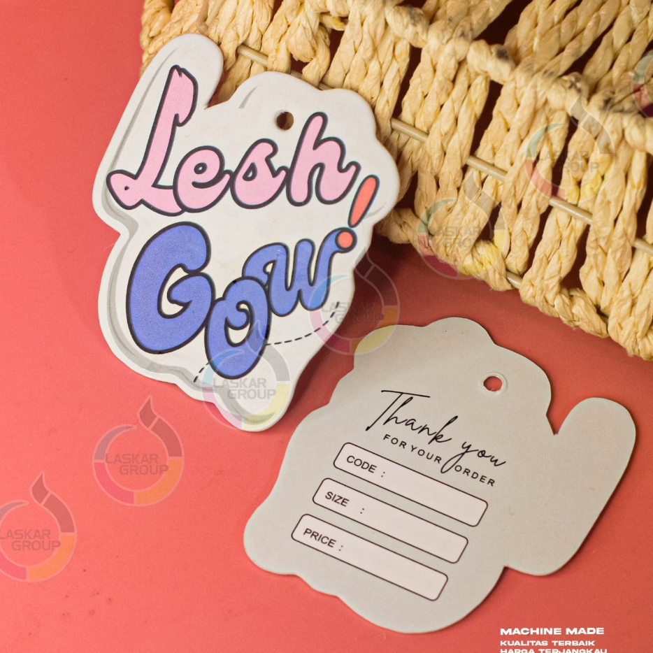 

hangtag tebal 700gsm (100 lusin/1200pcs,) hangtag tebal premium, tag label, label pakaian, cap merek baju, label baju, hangtag tebal distro, hangtag custom, hangtag ekonomis