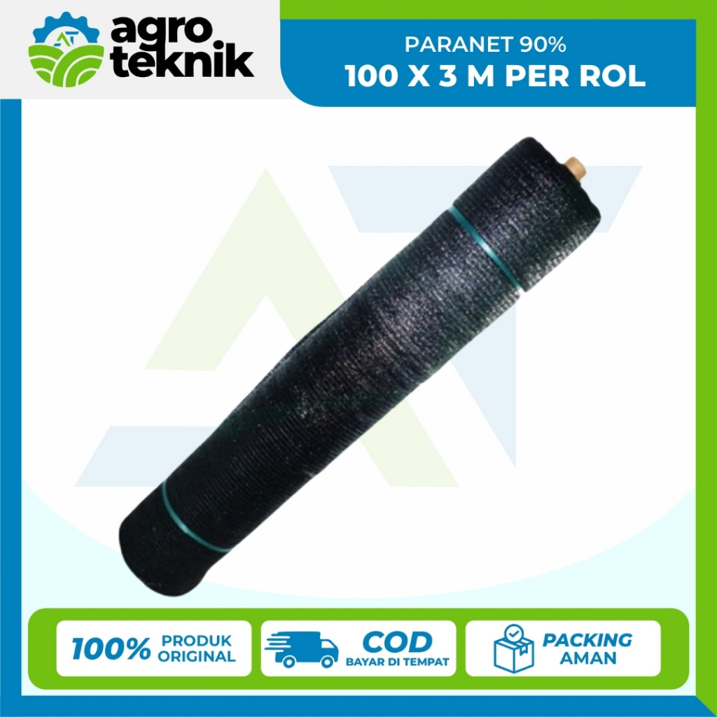 Agroteknik - Paranet 90% Lebar 3 Meter Jaring Tanaman 1 Roll
