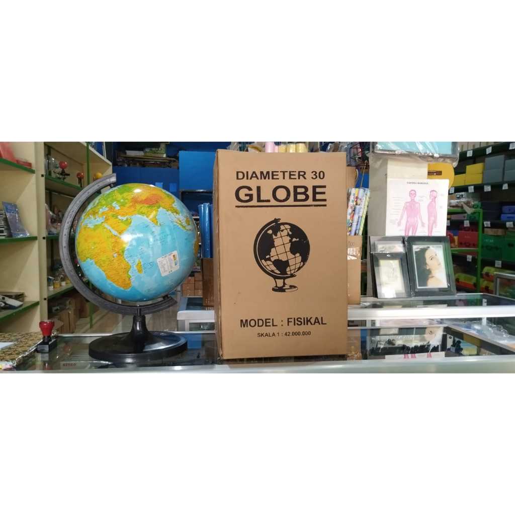 

BOLA DUNIA/GLOBE PLASTIK UK.30CM