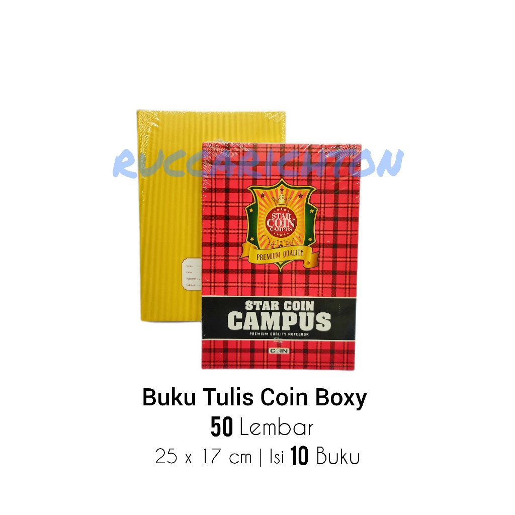 

BUKU TULIS COIN BOXY 50 LEMBAR