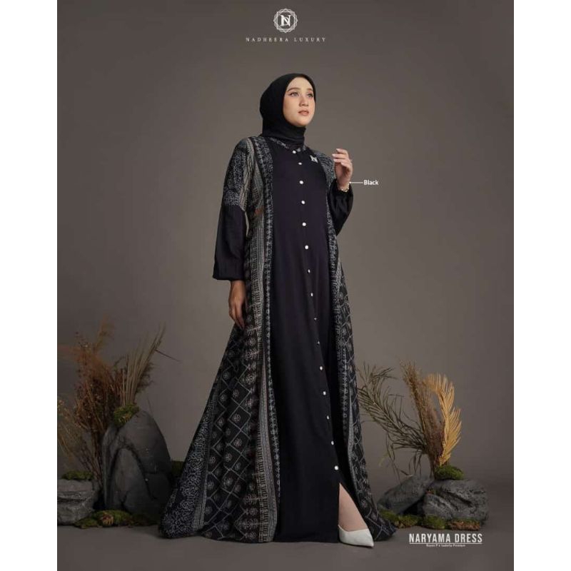 GAMIS NADHEERA TERBARU / NARYAMA DRESS / GAMIS BRANDED NADHEERA ORI READY STOCK ✅