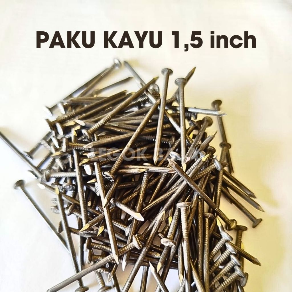 PAKU KAYU 1,5 INCH / PAKU 4CM / PAKU TRIPLEK / PER KG / PER DUS GROSIR