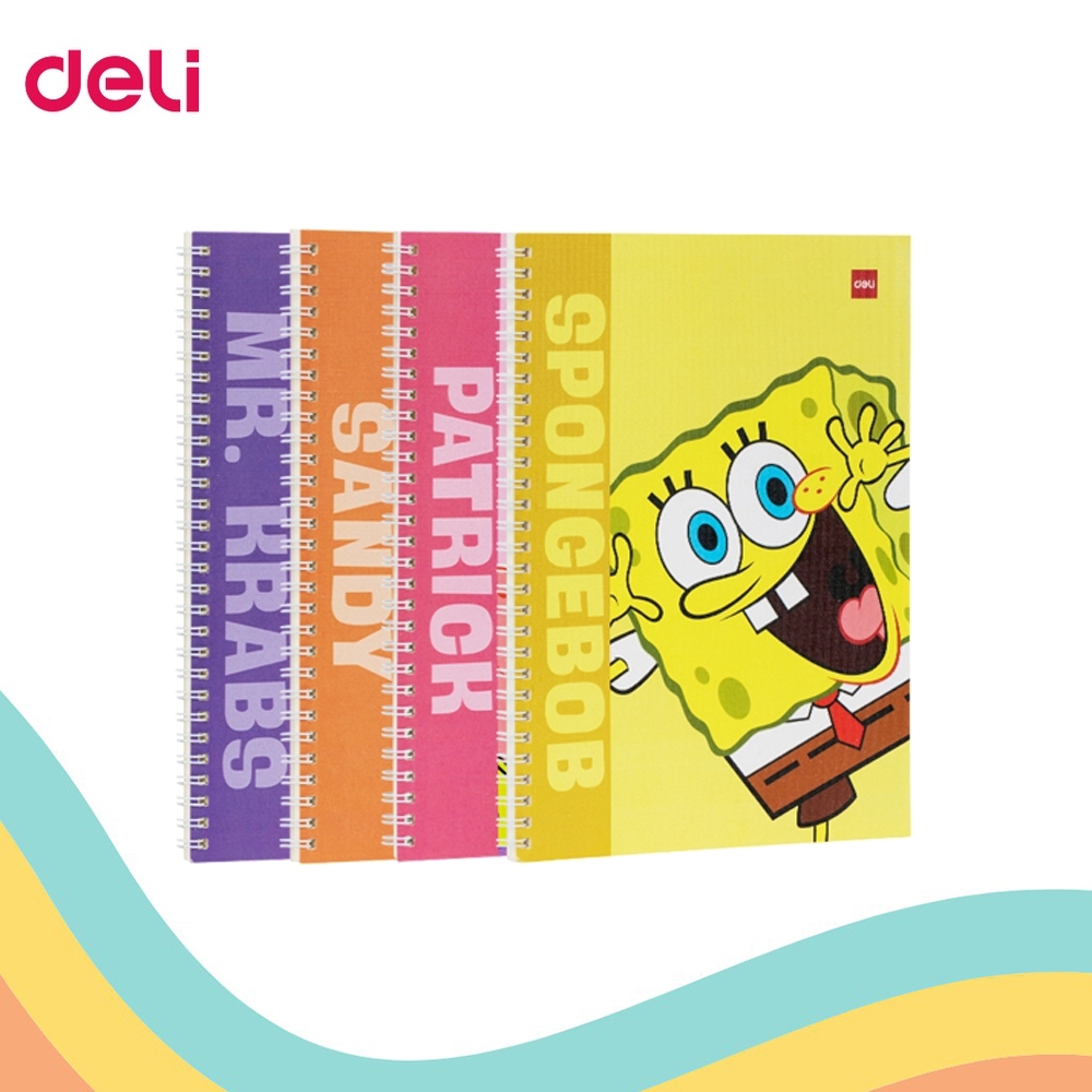 

NOTES SPIRAL DELI B5 LB-560 SPONGEBOB (1 PCS)