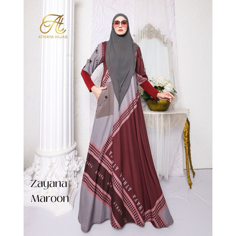 GAMIS ZAYANA BY ATHAYA HIJAB