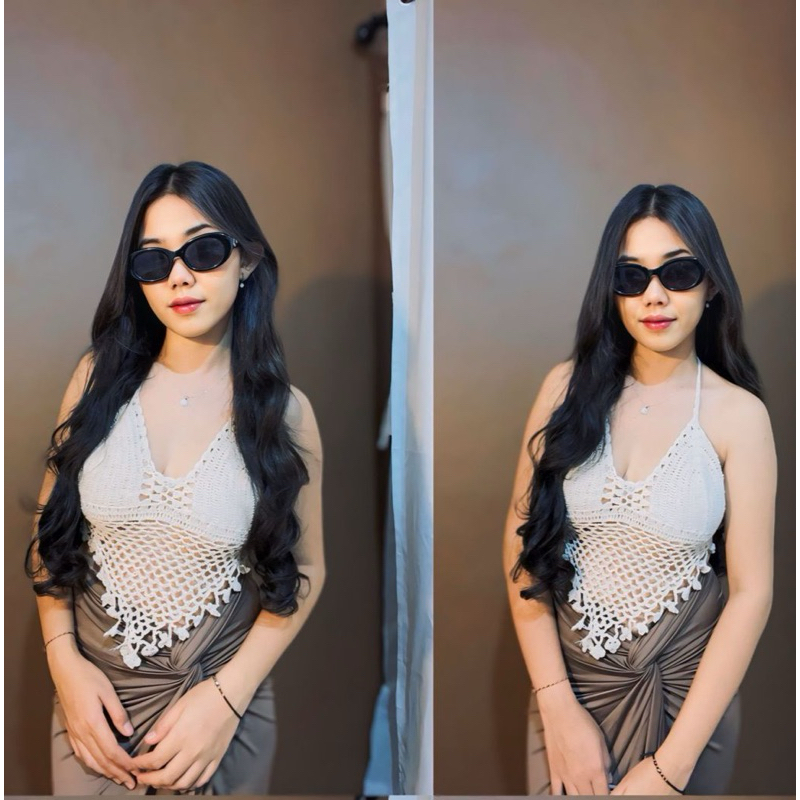 Bikini Rajut Hand Made Motif Kipas V by Outfit.Bali / Sport Swimwear