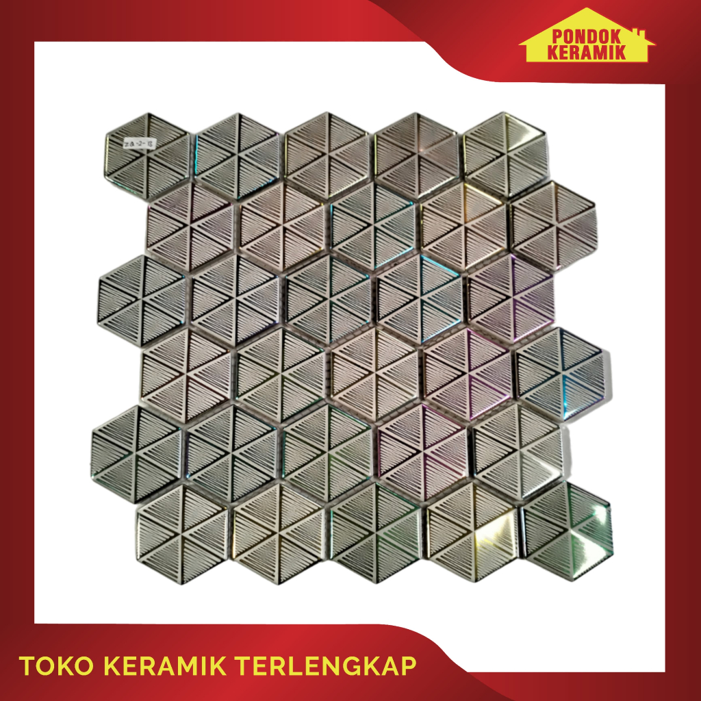 Mosaic Mozaic Mosaik Tile / Keramik Mosaic Tile / Mosaik Hexagonal ZQ-2-B