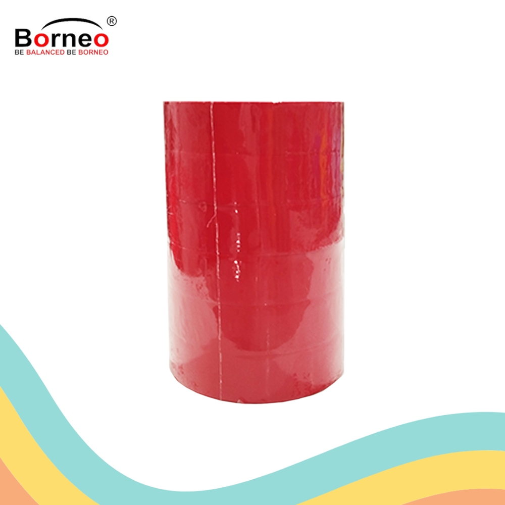

CELLOTAPE PRINTED 24 MM X 50 M BORNEO MERAH (6 PCS)
