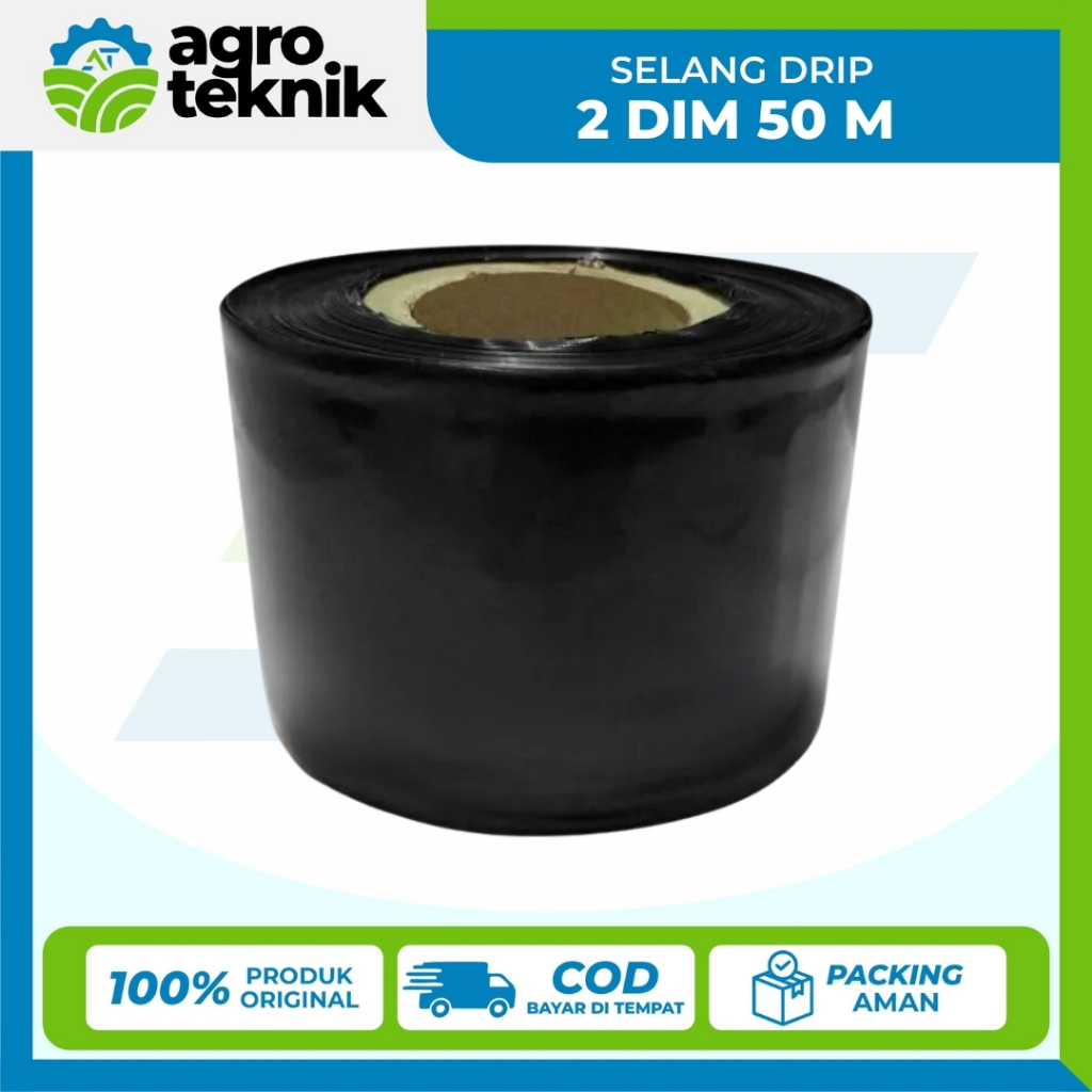 Agroteknik - Selang Drip Irigasi 2 Dim x 50 Meter