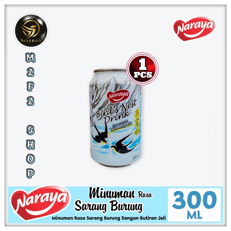 

Naraya Birds Nest Drink Can | Minuman Rasa Sarang Burung Kaleng - 300 ml (Kemasan Satuan)