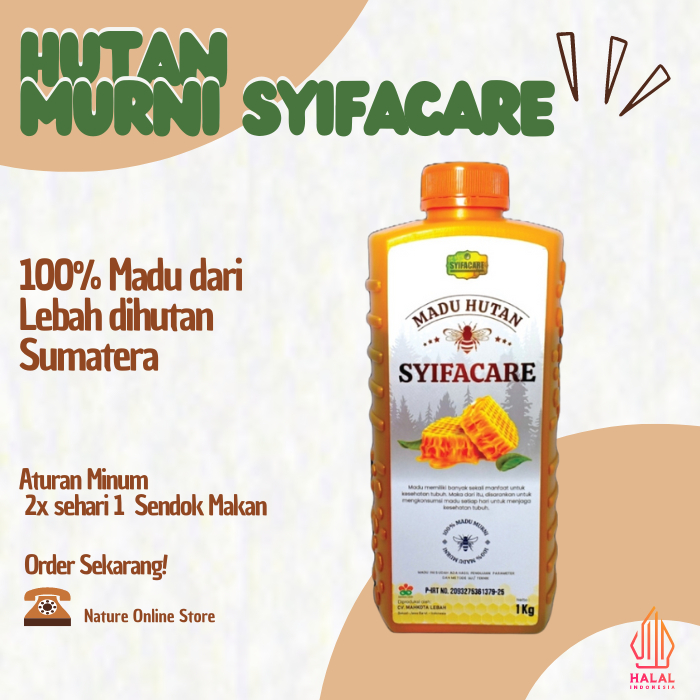 

SYIFACARE Madu Hutan Super Murni 1kg Asli | Madu Hutan Sumatera Madu Murni