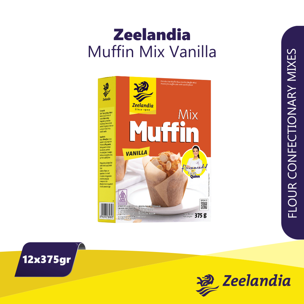 

ZEELANDIA MUFFIN MIX VANILLA 375 G