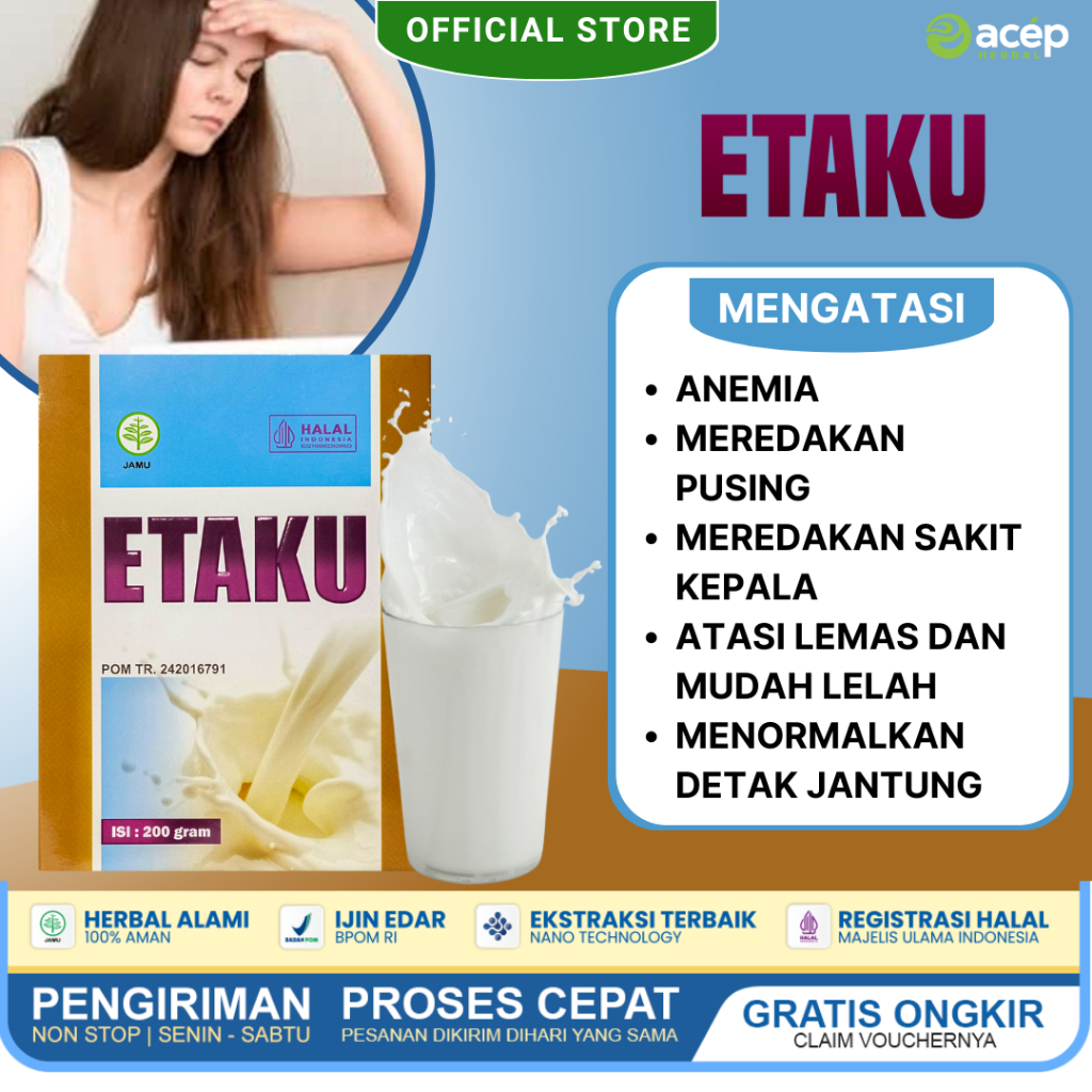 Obat Anemia Atau Kurang Darah Lemas Mudah Lelah Sakit Kepala dan Pusing Susu Kambing Etawa Walatra E