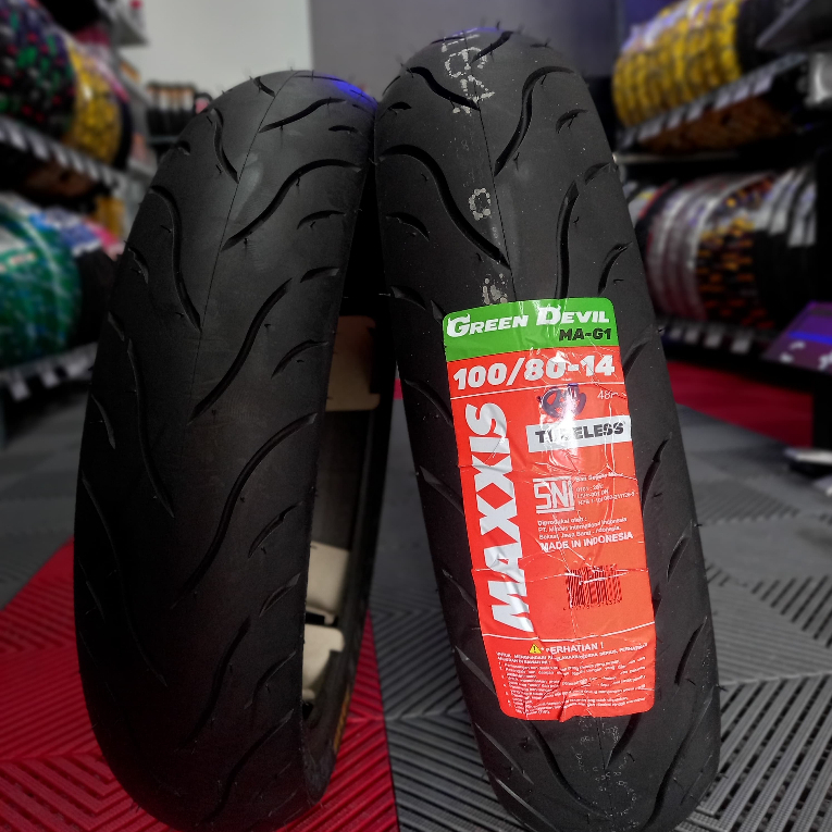 MAXXIS Green Devil 100/80-14 Ban Motor Matic Ring 14 Tubeless