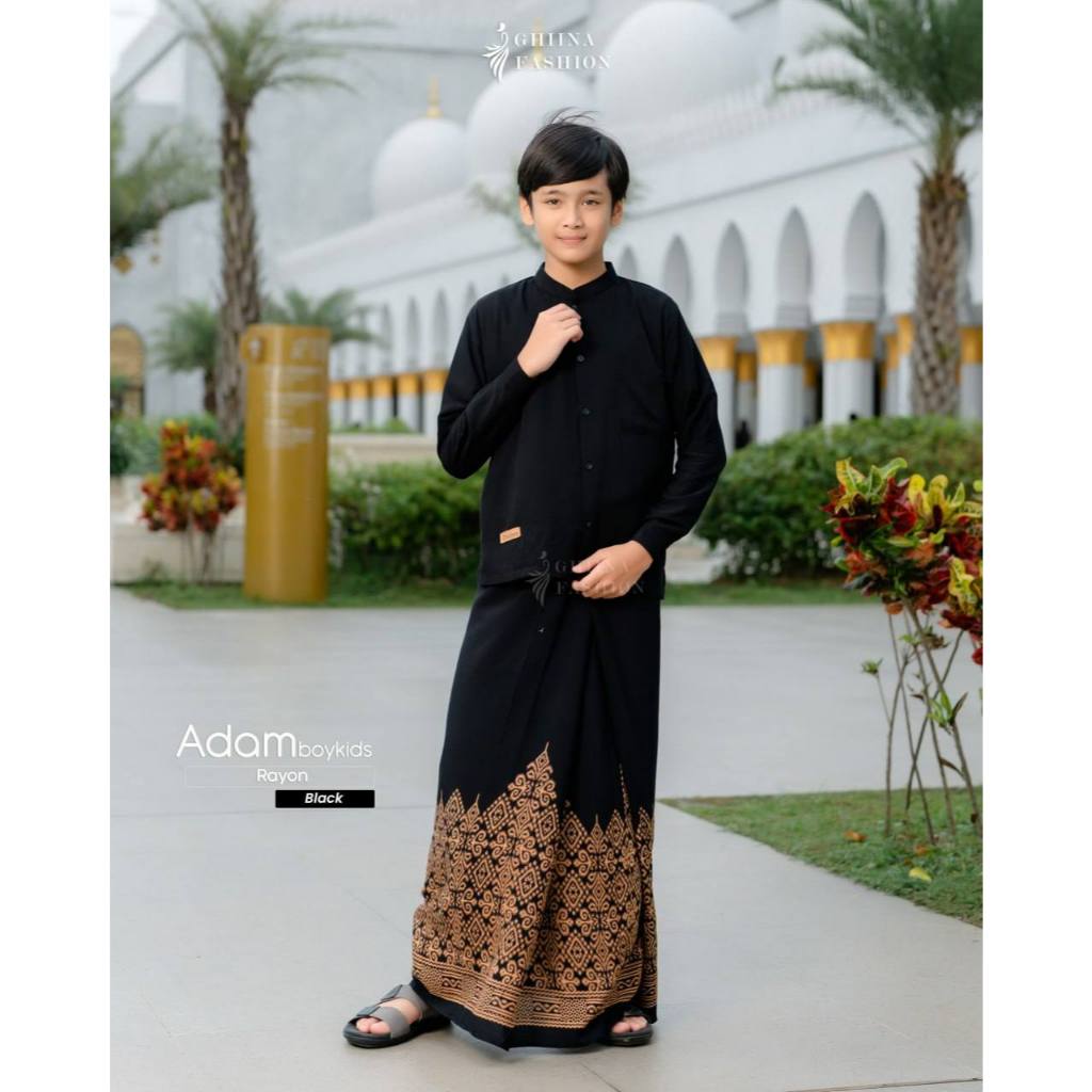 ADAM SARUNG KIDS BY GHIINA FASHION || SARUNG KIDS GHINA || SARUNG ANAK MOTIF || SARUNG KIDS RAYON ||