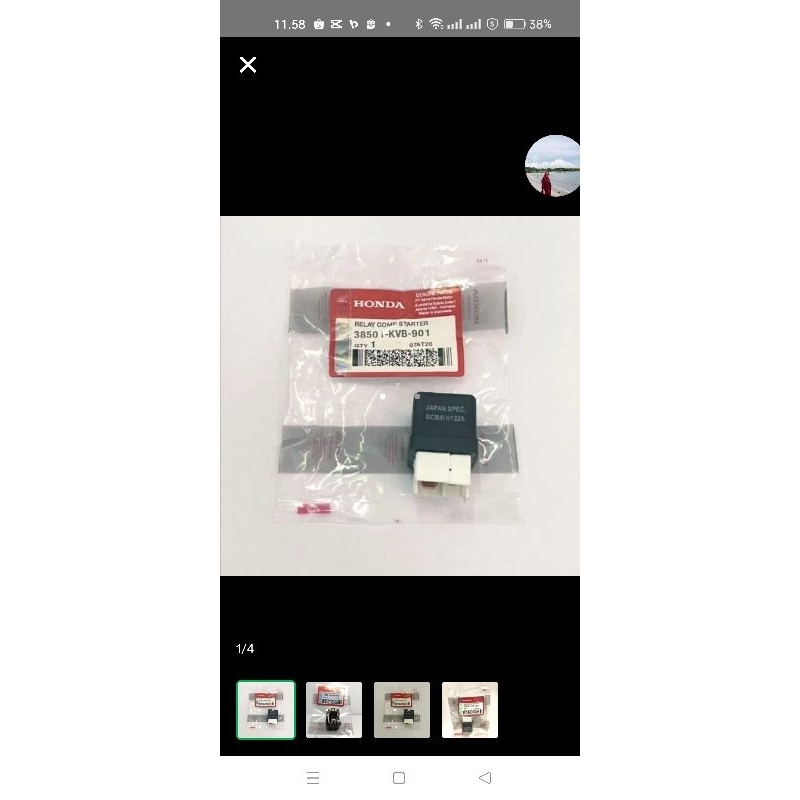 bendik relay stater Vario  beat karbu 110