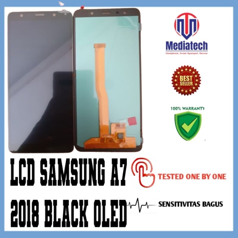 LCD SAMSUNG A7 2018 BLACK OLED