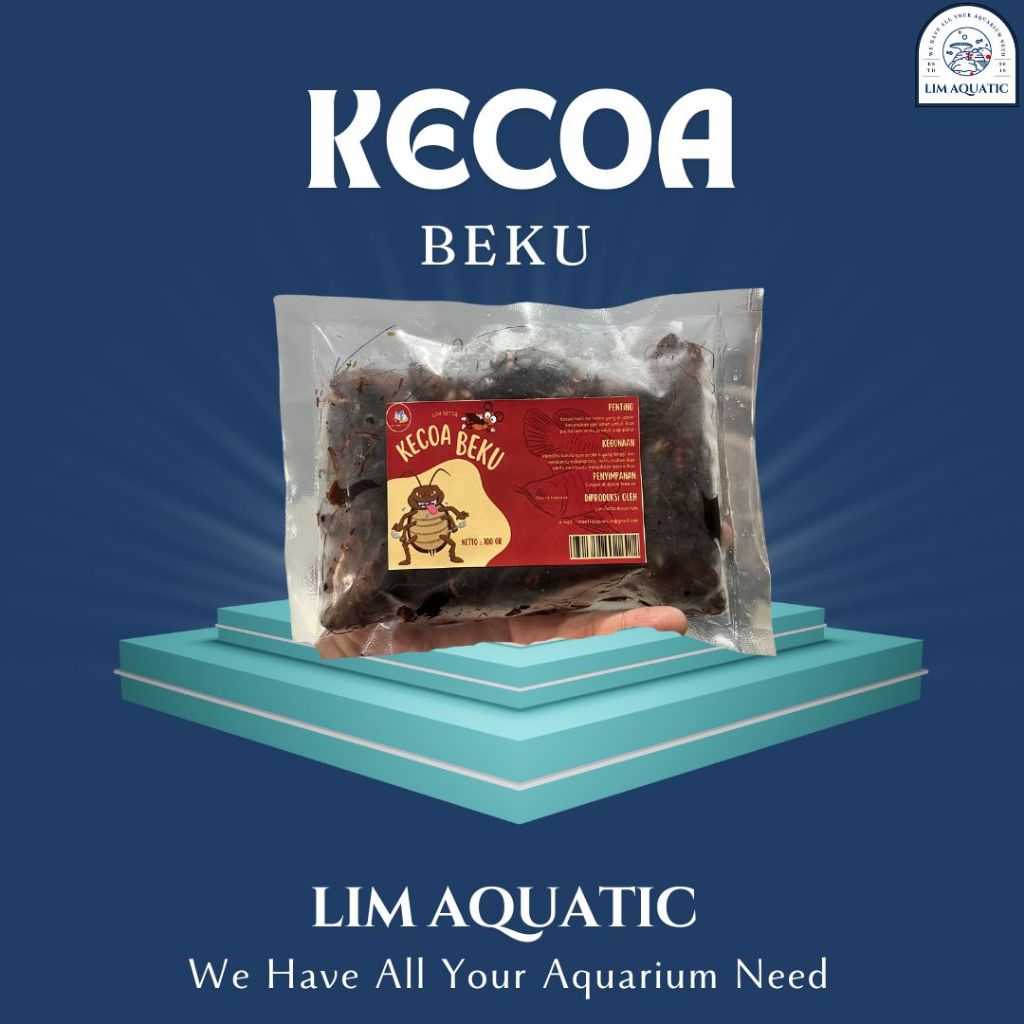 KECOA BEKU 100 GRAM / KECOA PAKAN ARWANA / KECOA