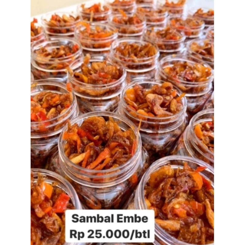 

sambal embe kemasan 100gr