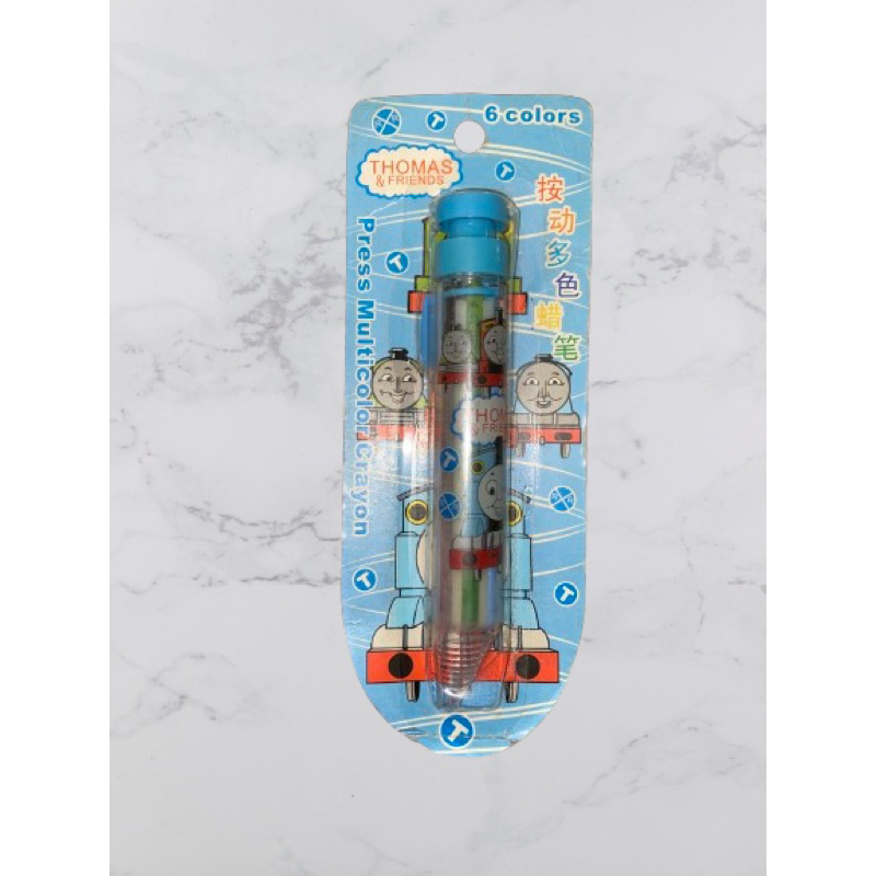 Stationery Pen Multifcolor Crayon Anak 6 IN 1