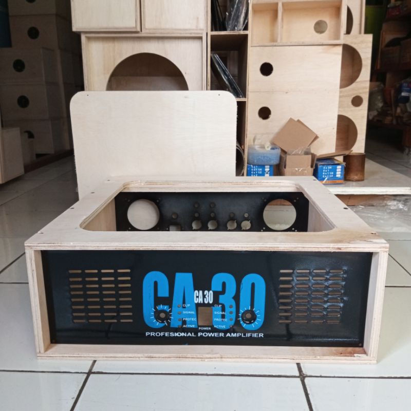 Box power amplifier CA 30 siap pakai triplek 12mm
