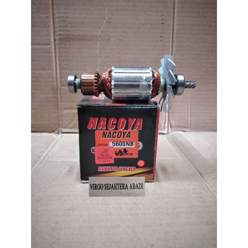 NACOYA ARMATURE ANGKER 5600NB UNTUK MESIN CIRCULAR SAW MAKITA 5600 NB