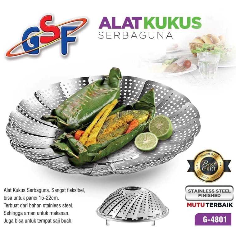 (G-4801 ) Alat Kukus Serbaguna | Alat Kukus Stainless Steel | Alat Kukus GSF G 4801 | Alat Kukus
