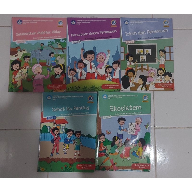 buku bekas tematik kelas 5