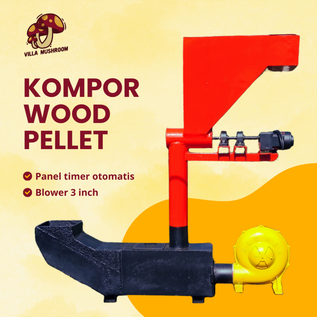 Kompor Biomassa Bahan Bakar Wood Pellet (Pelet Kayu)