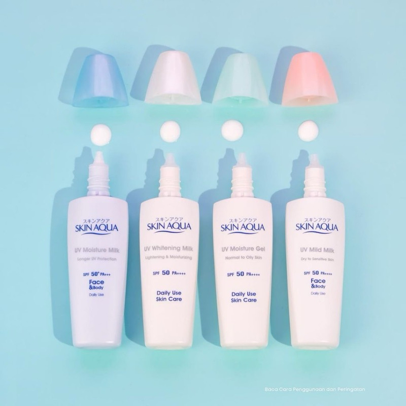 SKIN AQUA SUNSCREEN SPF 50 WHITENING MILK SKIN AQUA SPF 30 SPF 25 SUNSCREEN WAJAH SKIN AQUA