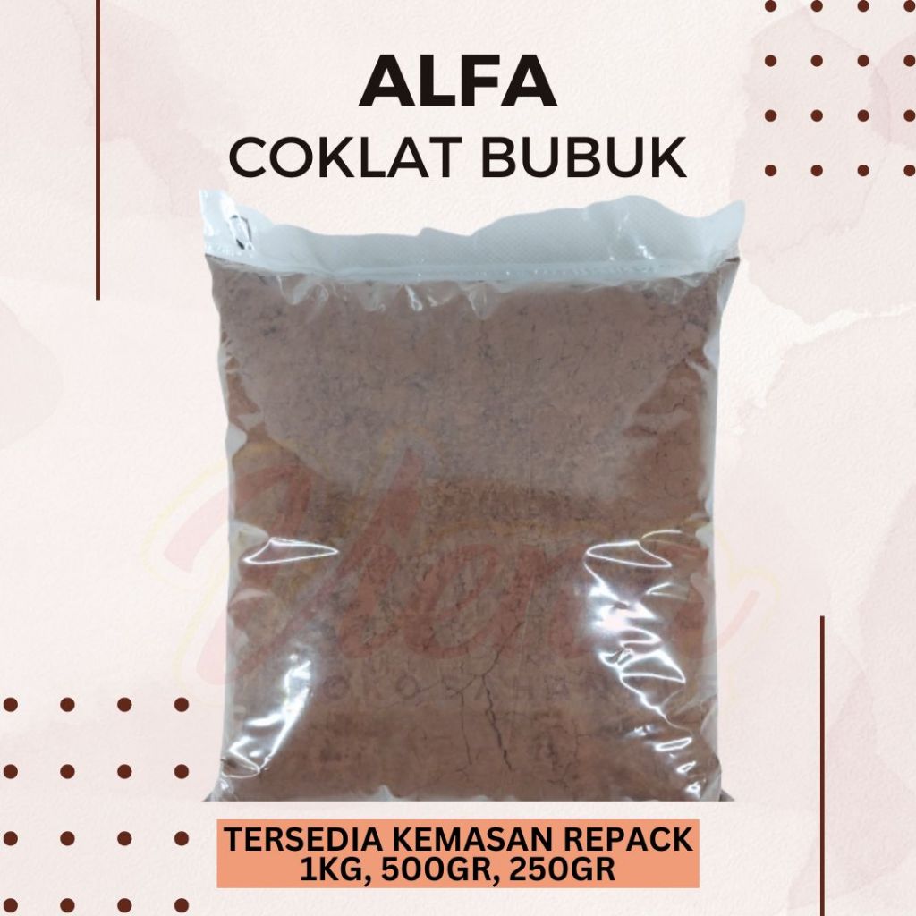 

Alfa Coklat Bubuk Kemasan REPACK 500gr / Cocoa Powder