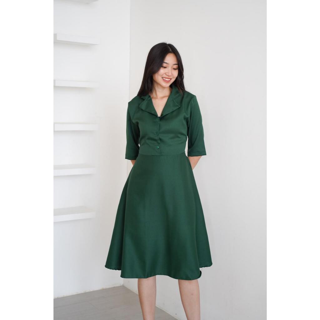 Toply shop Dres wanita korean style / long sleeve korea style