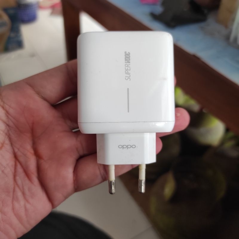 Adaptor oppo 65w 65 watt original copotan bawaan hp Reno 5 ( second )