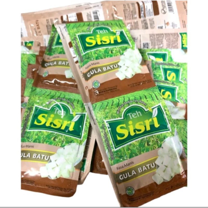 

Teh Sisri 1 Renceng 10 sachet / Gula Batu / Cincau / Mangga