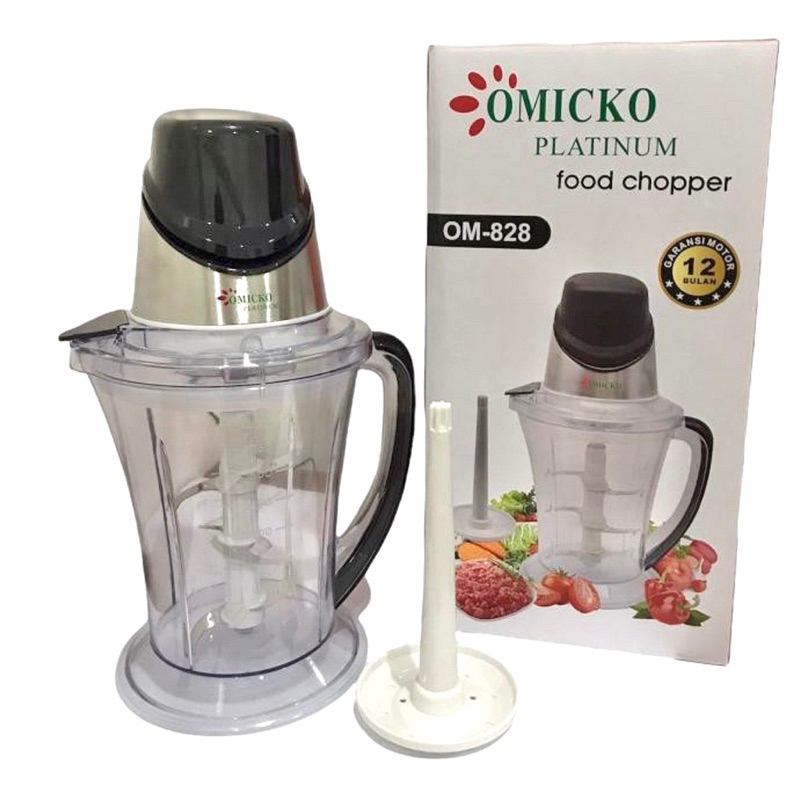 CHOPPER CHOPER PENGGILING DAGING OMICKO OM-828 2L FOOD CHOPPER