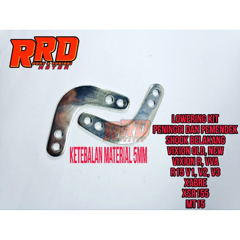 Conrod Lowering kit Vixion Old, New, Vixion R, Vva, R15 V1, V2, V3, Xabre, Xsr155, Mt15 / Peninggi D
