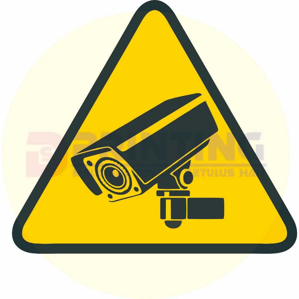 

STIKER CCTV SEGITIGA