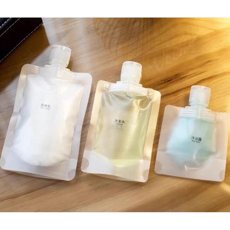 TRAVELLA Botol Refill plastik portabel traveling botol isi ulang sabun shampoo lotion