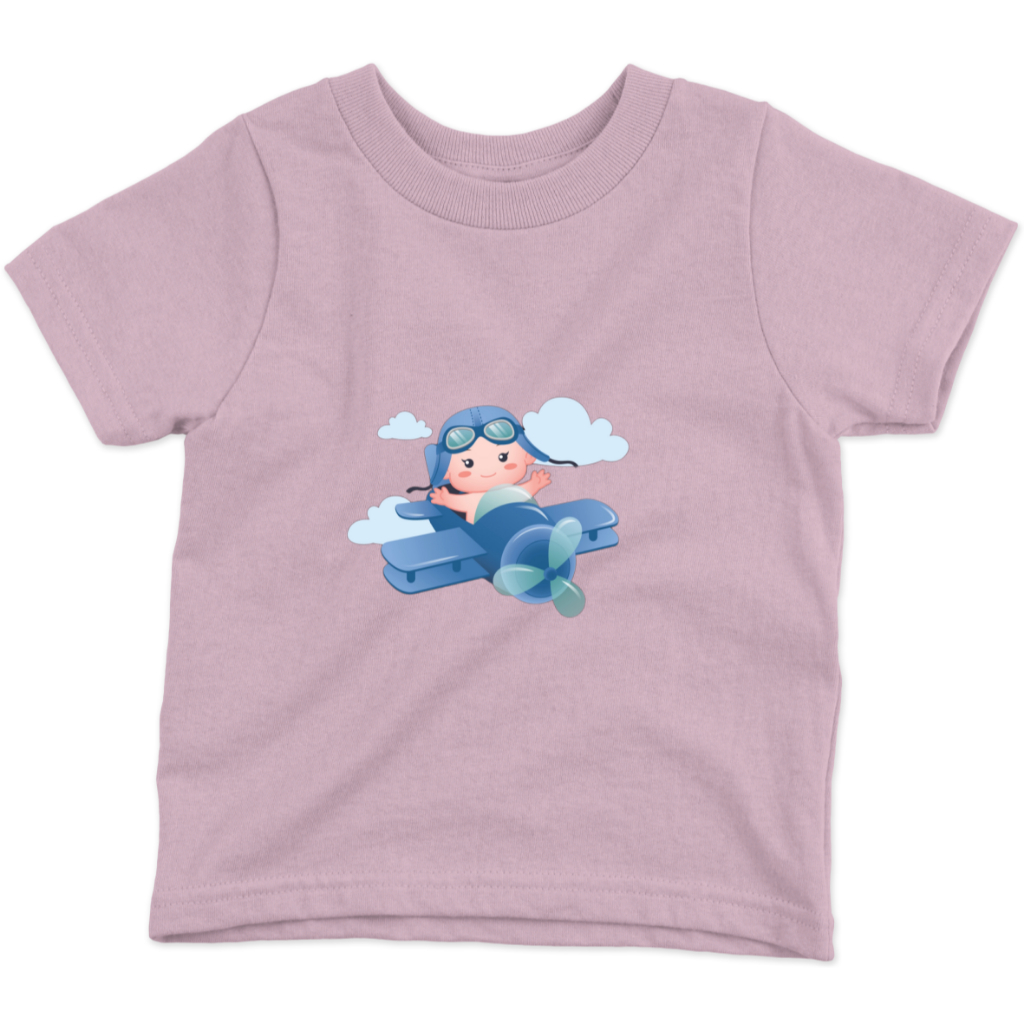 MKT00412 - Kaos Anak Laki Laki & Perempuan Model PESAWAT Terbaru