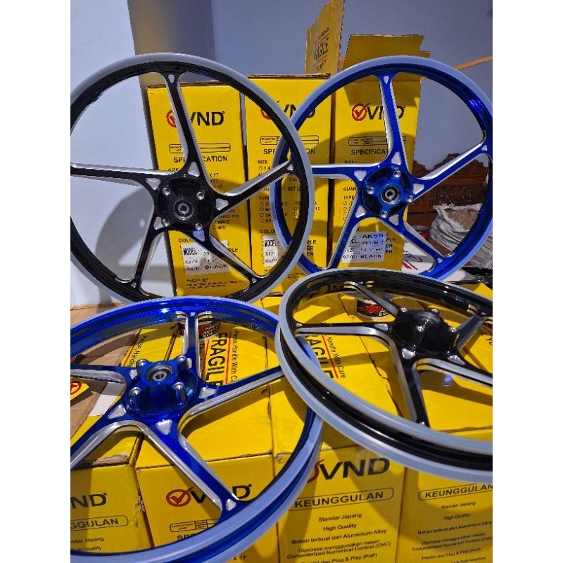 velg VND AK 55 DEPAN UK 140 Mio Jupiter Fiz Mx King