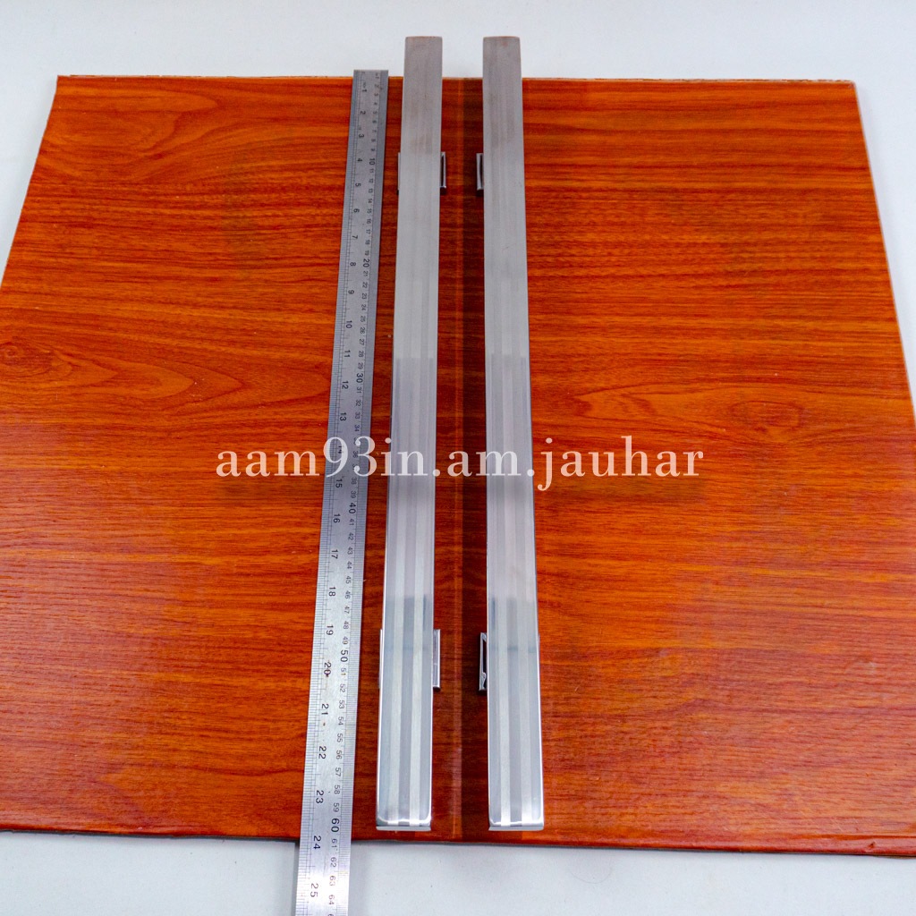 Handle pintu rumah kotak panjang 60 cm stainles 15x30 mm lis3 gajah tarikan gagang kunci MINIMALIS K